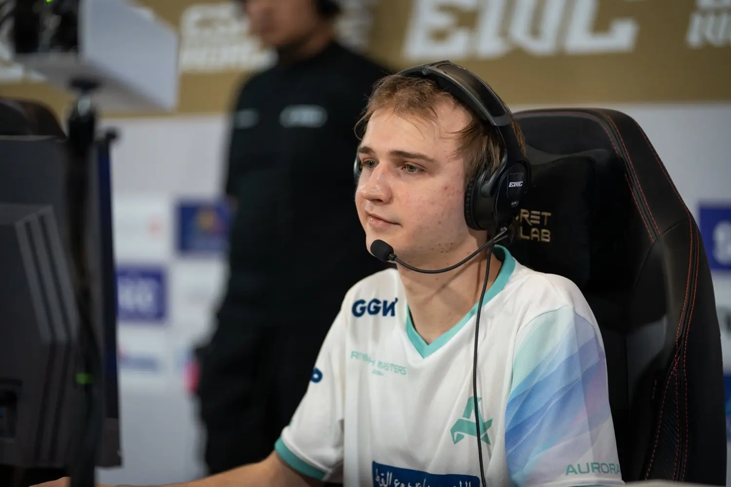 lorenof в составе Aurora на сцене Riyadh Masters 2024.