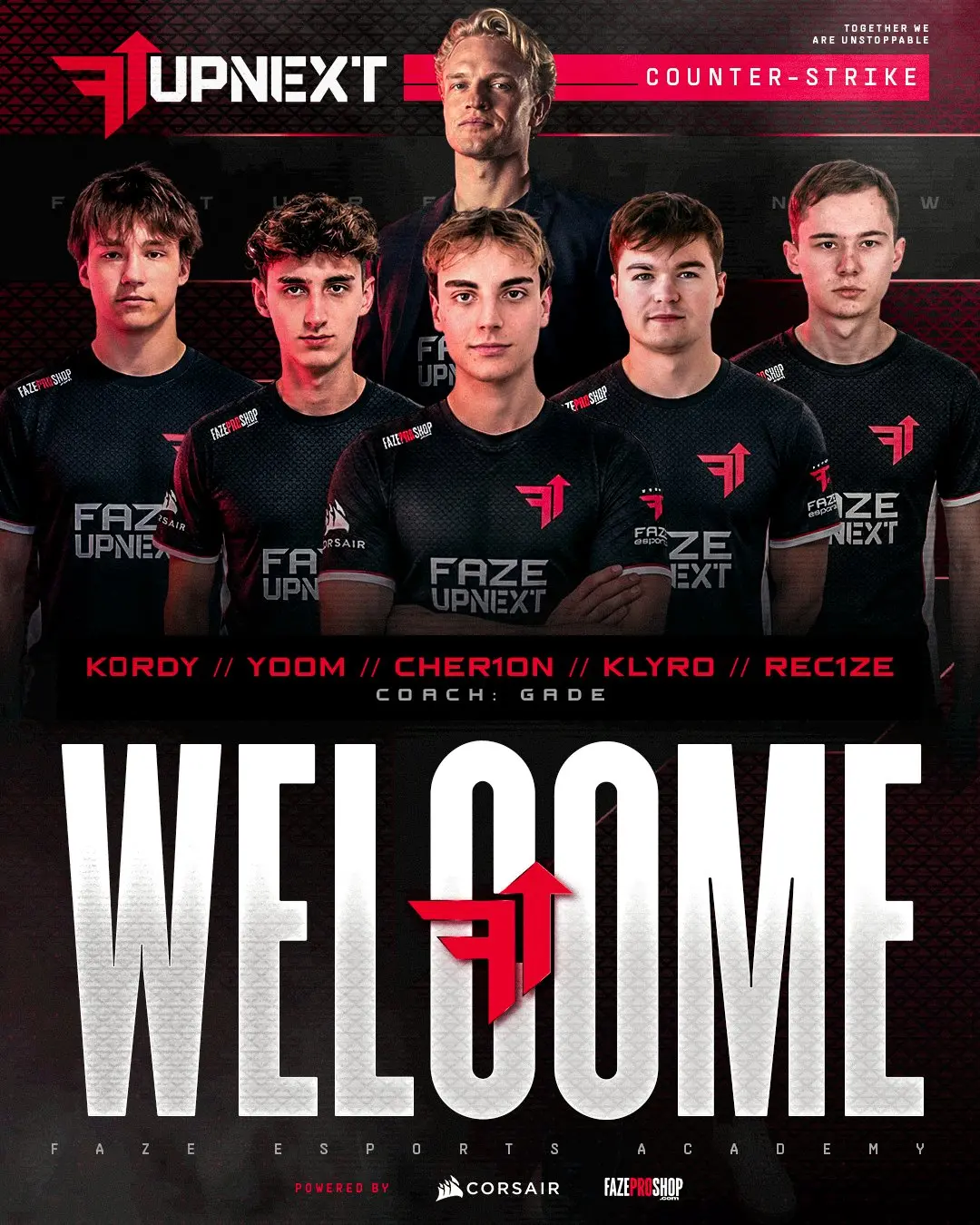 Состав FaZe Up Next.