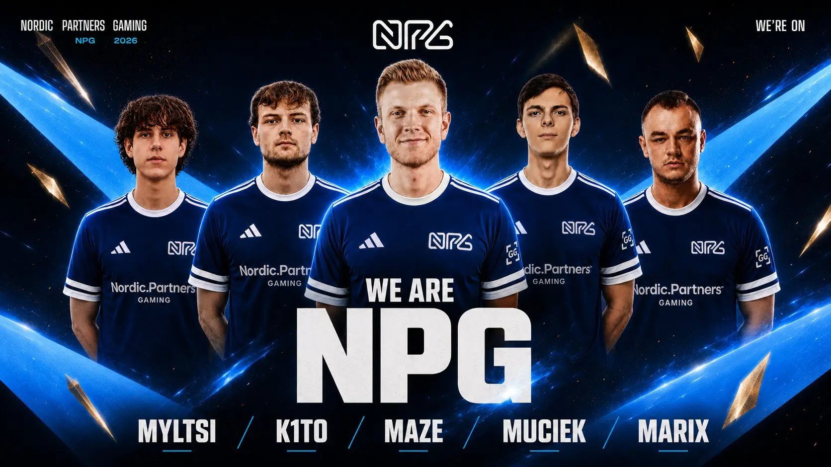 Графика нового состава Nordic Partners Gaming