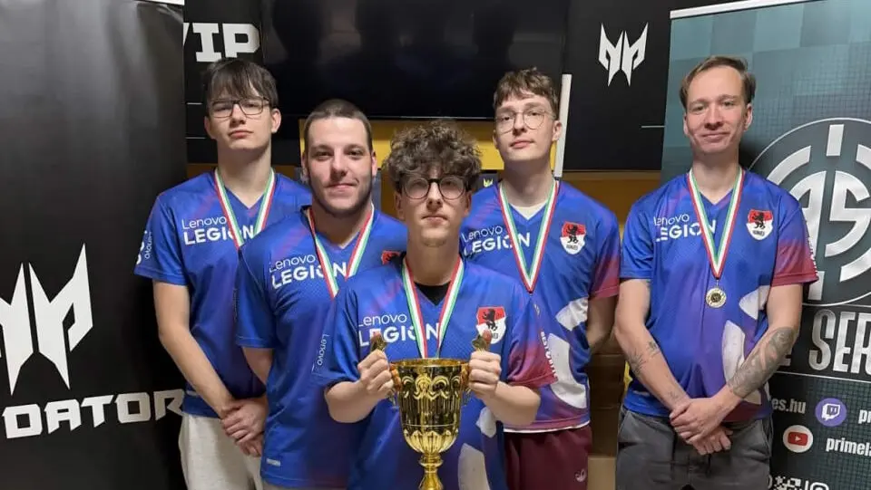 Фотография состава Honvéd Esport.