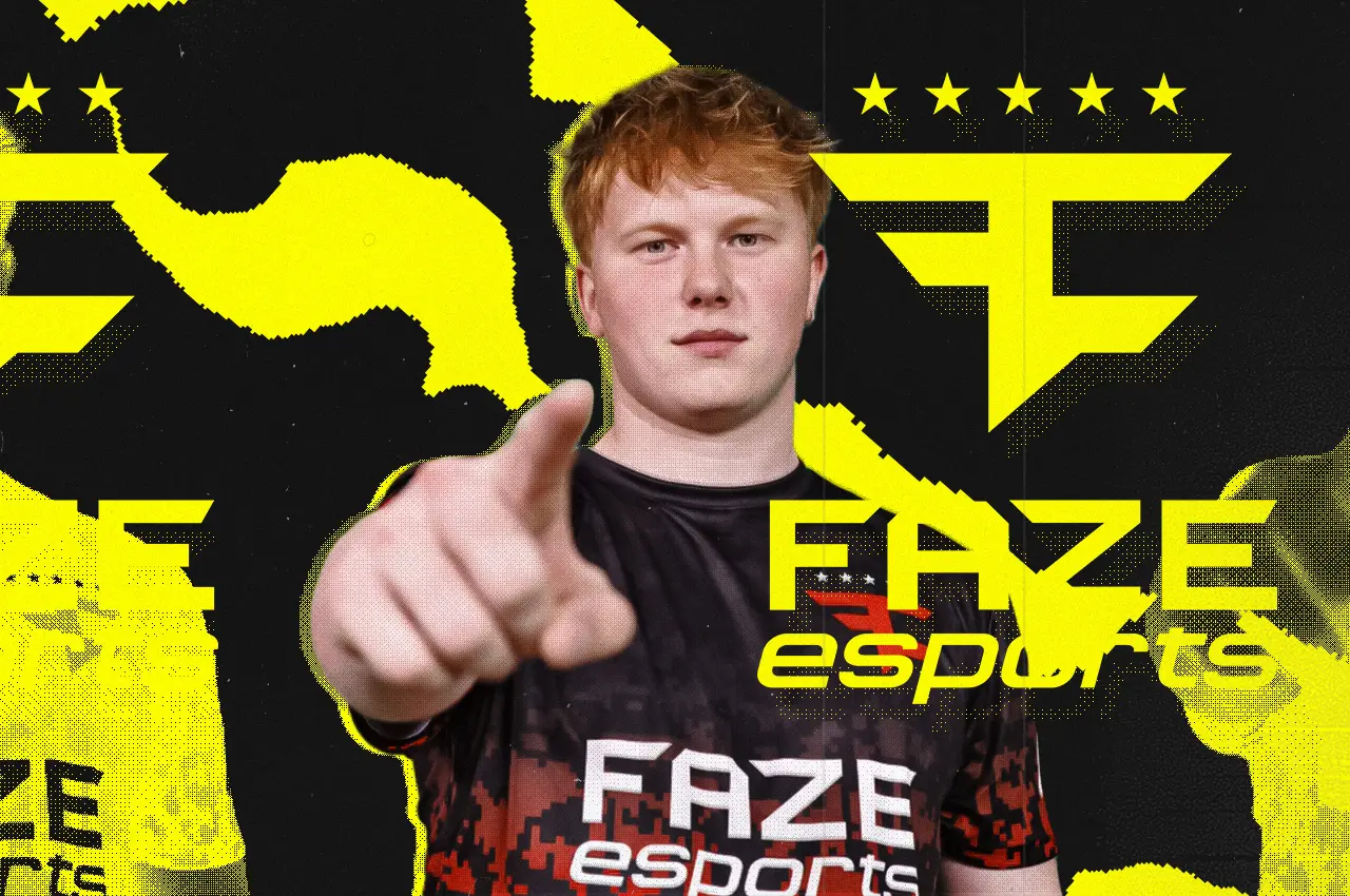 Графика для статьи OFFSTAGE про новый состав FaZe Clan.