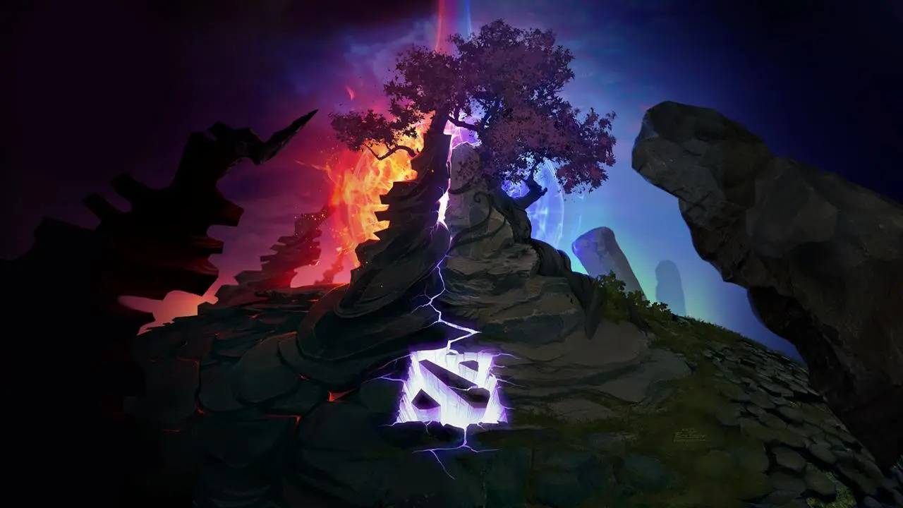 Загрузочный экран Clash of the Ancients из Dota 2