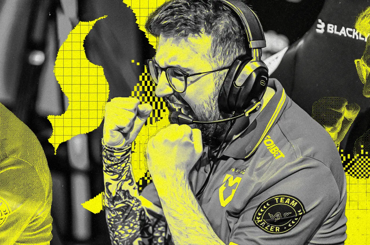 Графика для статьи OFFSTAGE про победу MOUZ в финале BLAST Bounty Summer 2026