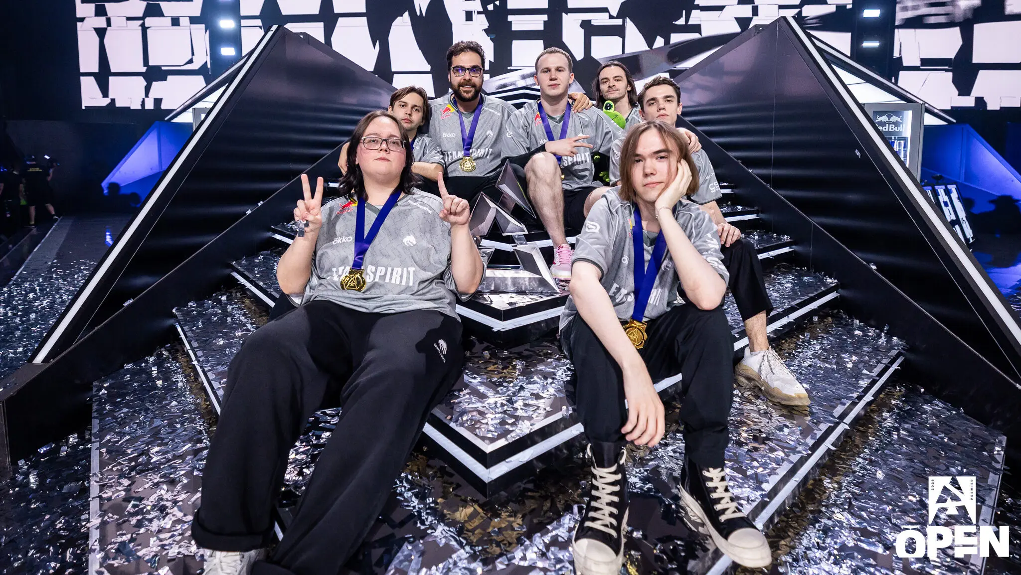 Team Spirit после победы на BLAST Open Porto 2026