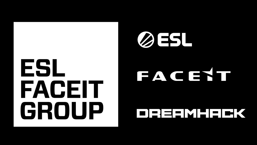 Логотипы компаний, входящих в ESL FACEIT Group