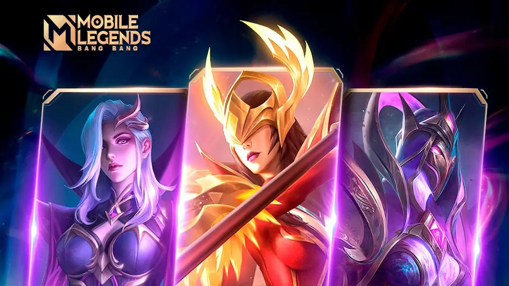 Графика Ив, Валентины и Фаши из Mobile Legends: Bang Bang.